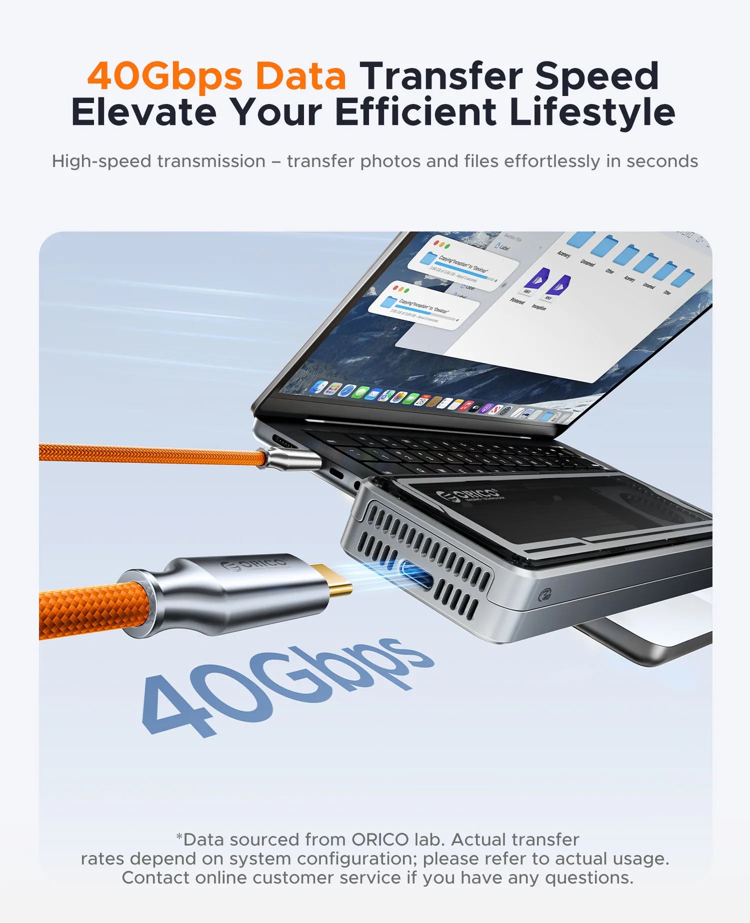 ORICO 240W Braided USB-C Cable