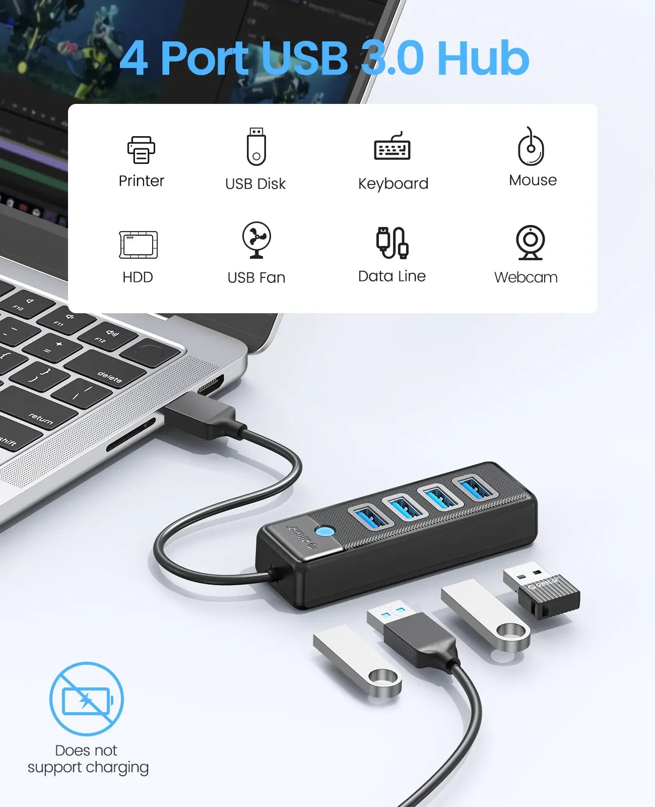 ORICO 4-Port USB 3.0 Hub