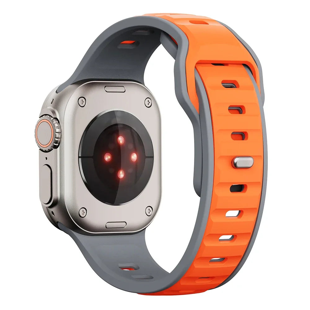 Skin-Friendly Soft Silicone Sport Band for Apple Watch