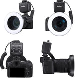 Godox RING72 Macro LED Ring Light with 8 Lens Adapters