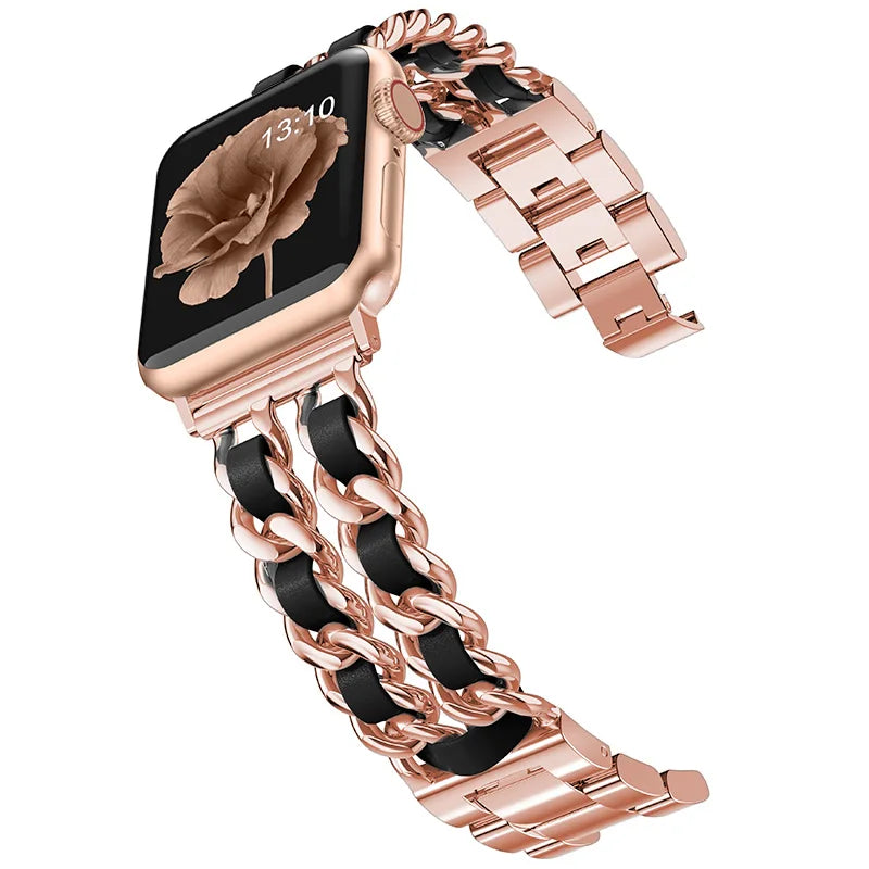 Fashion Cuban Link Band for Apple Watch