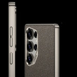 Nylon Leather Hard Shell Case for Samsung Galaxy S25 Ultra