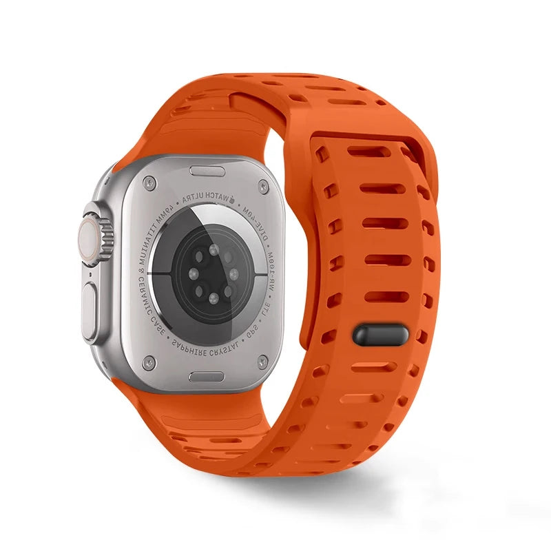 Premium Silicone Breathable Band for Apple Watch
