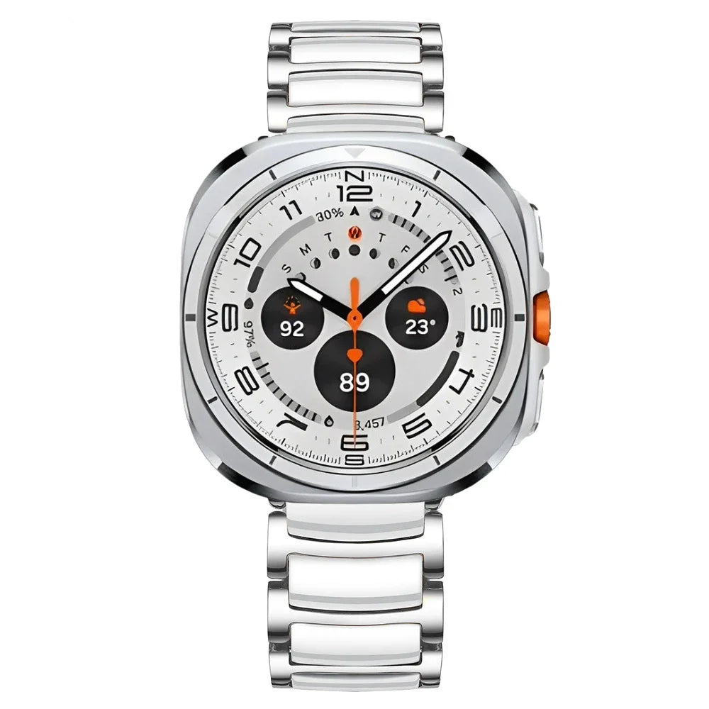Luxury Ceramic Metal Strap for Samsung Galaxy Watch Ultra