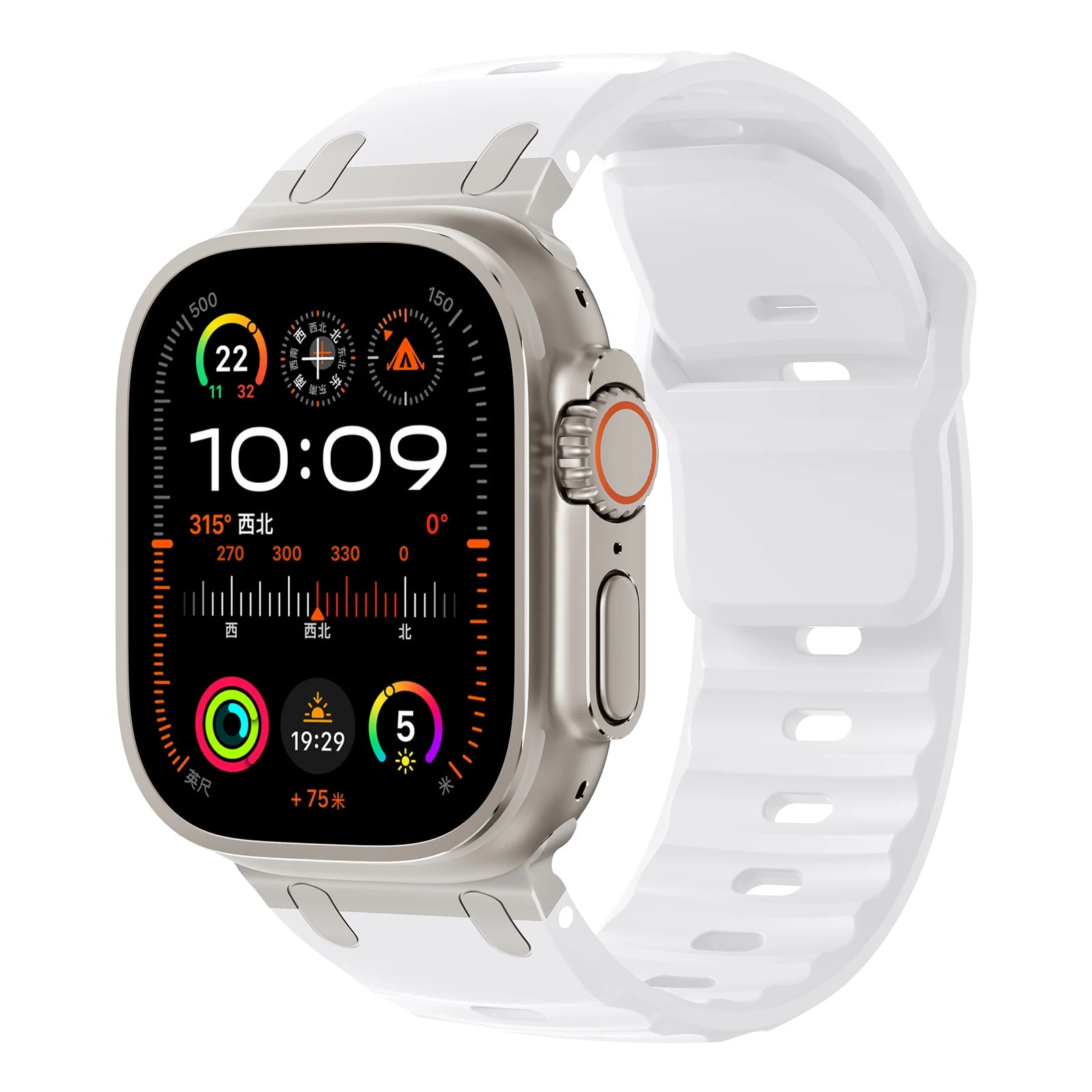 Comfort-Fit Sport Silicone Strap for Apple Watch