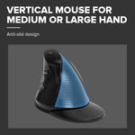 Delux M618BU Ergonomic Vertical Office Mouse