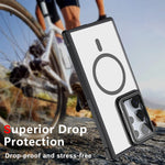 Shockproof Magnetic Case with Camera Cover Stand for Samsung Galaxy S26 Series