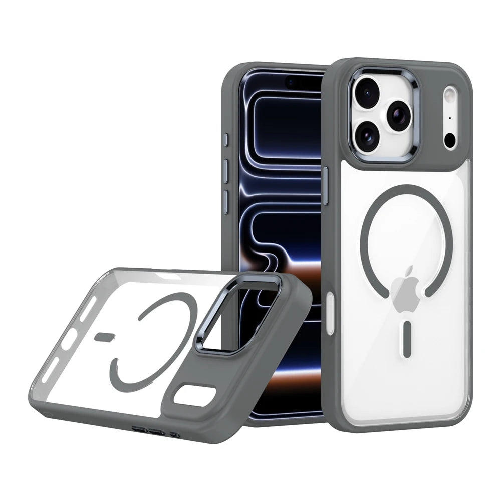 MagSafe Compatible Clear Acrylic Case for iPhone 17 Series