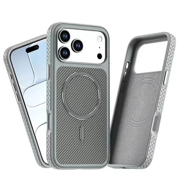Transparent MagSafe Case with Raised Camera Protection for iPhone 17 Series