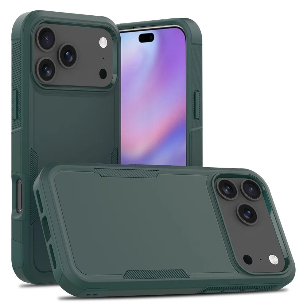 iPhone 17 Series Rugged Matte Hybrid Armor Case