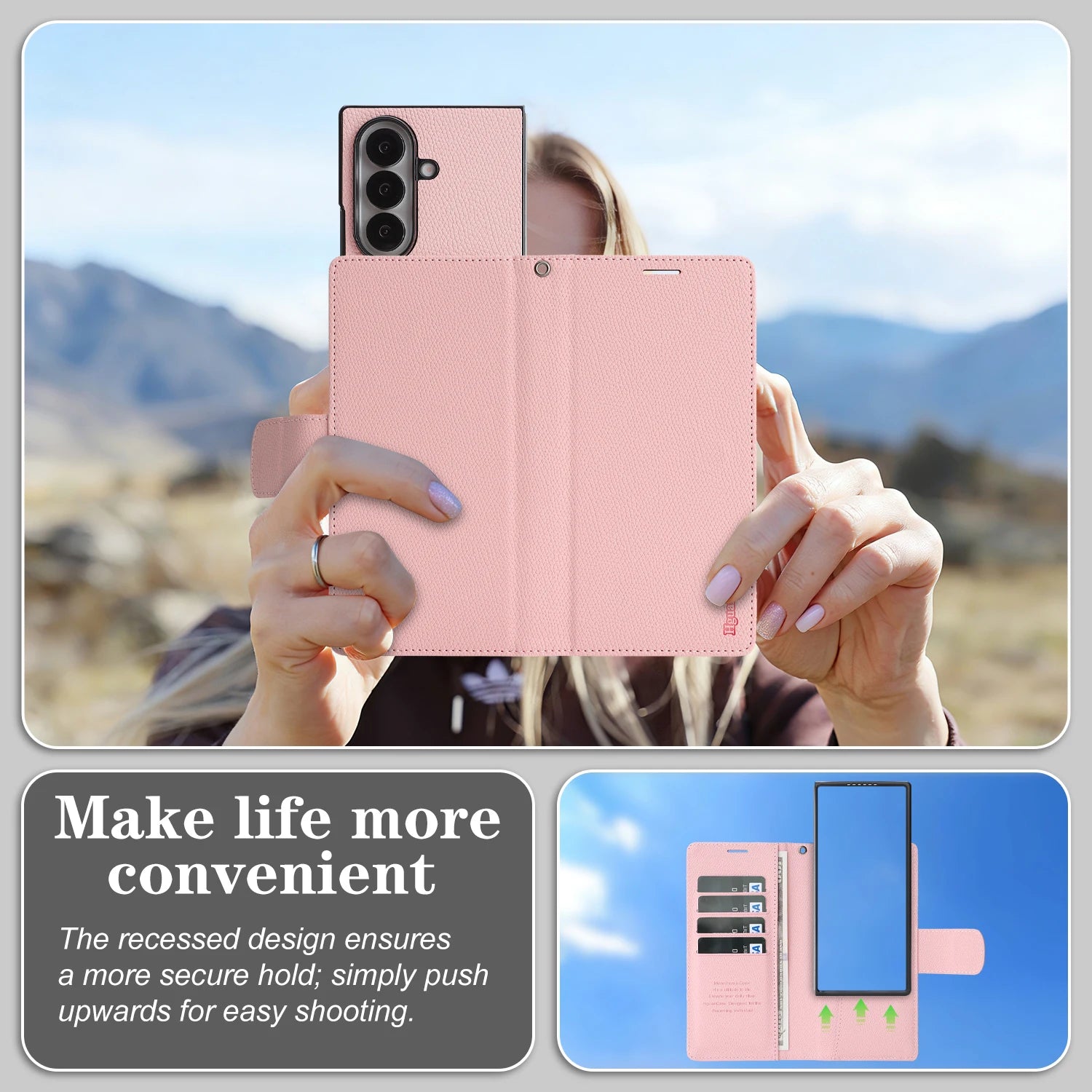 Fashion Shockproof Wallet Case for Samsung Galaxy Z Fold 7