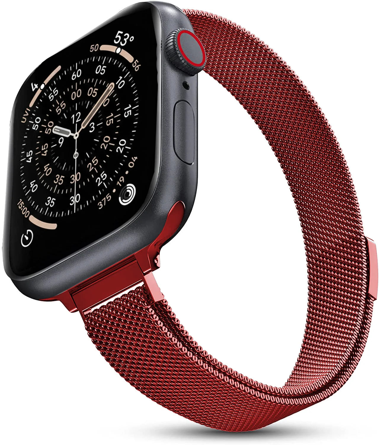 Elegant Slim Magnetic Milanese Loop Strap for Apple Watch
