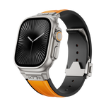 Liquid Silicone Sport Band with Ribbed Texture for Apple Watch