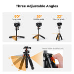 K&F Concept 21.6" Mini Desk Tripod with Ball Head