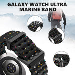 High-Quality Marine Silicone Band for Samsung Galaxy Watch Ultra and Samsung Galaxy Watch Ultra (2025)