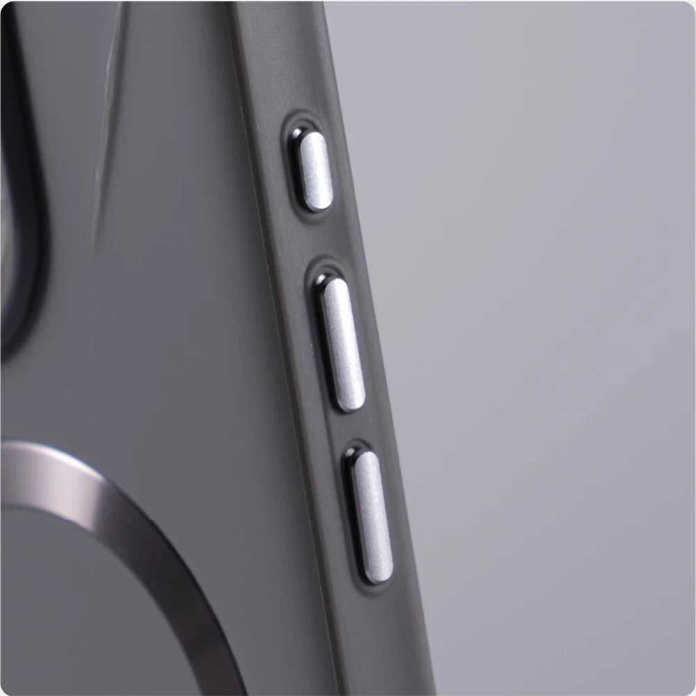 Luxury Shockproof Matte MagSafe Case for iPhone 16 Series