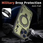 Hard PC and Soft TPU Camera Protection Case with Ring Stand for iPhone 18 Series