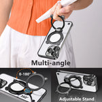 360° Rotatable Ring Holder MagSafe Phone Case for iPhone 15 Series