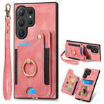 Samsung Galaxy S25 Series Wallet Case with Wrist Strap