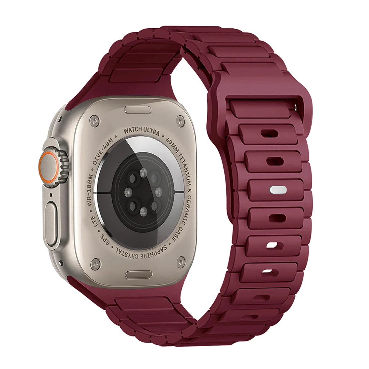 Durable Soft Silicone Watch Band for Apple Watch