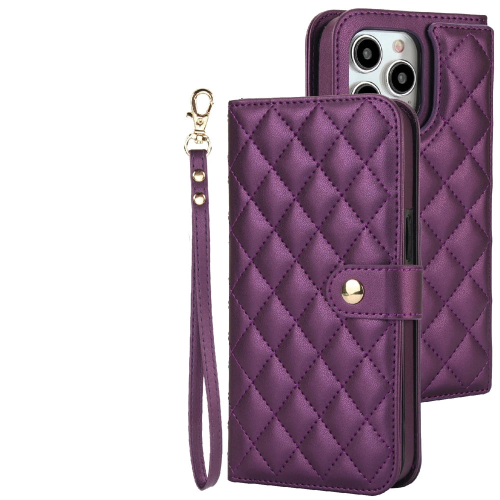 Multi-Functional Crossbody Wallet Case with Card Holder for iPhone 15 Series
