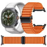 Nylon Braided Quick-Release Watch Band for Samsung Galaxy Watch Ultra 2