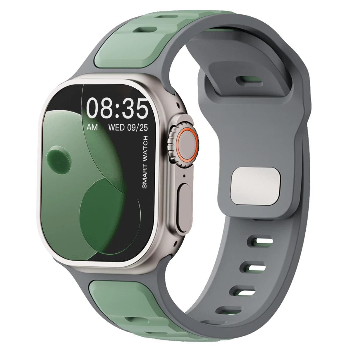 Two-Color Soft Silicone Band for Apple Watch