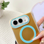 Slim Shockproof MagSafe Case with Color-Blocking Design for iPhone Duo
