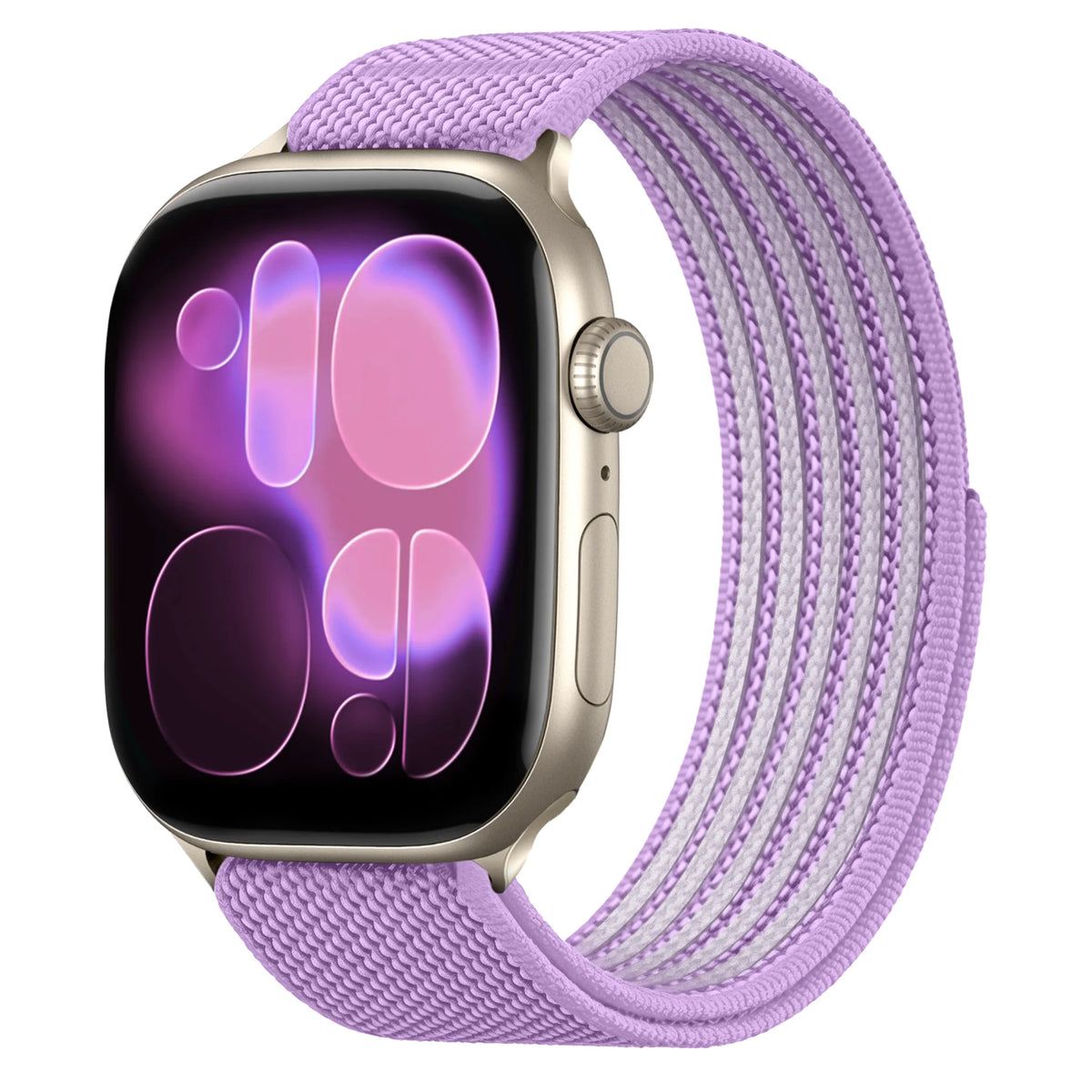 Breathable Nylon Sport Loop Band with Hook-and-Loop Closure for Apple Watch