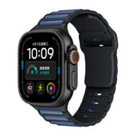 Silicone Quick-Release Band with Segmented Link Design for Apple Watch