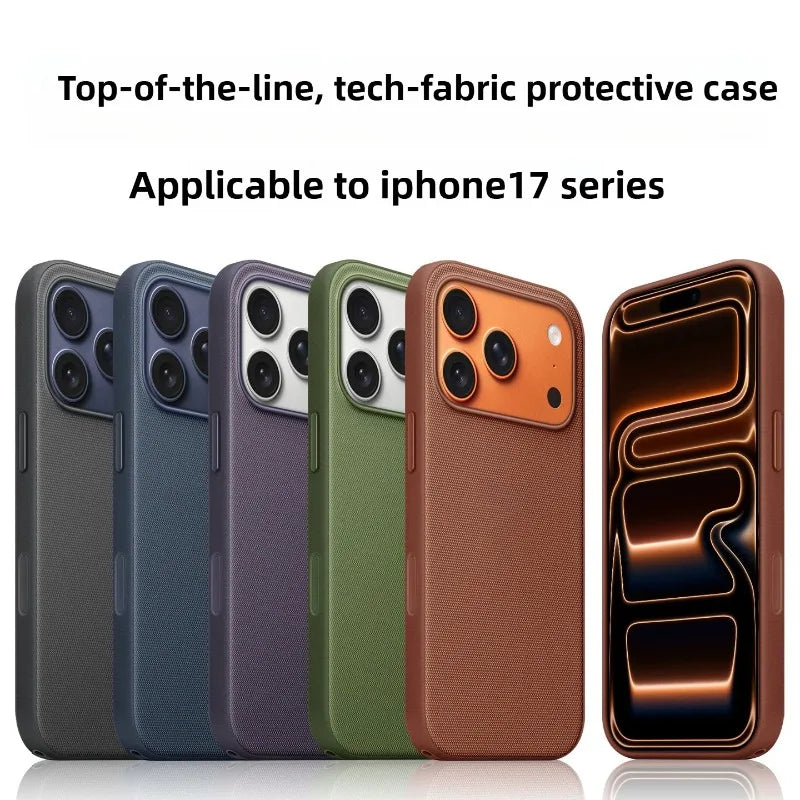 High-Quality Woven Texture MagSafe Case for iPhone 17 Series