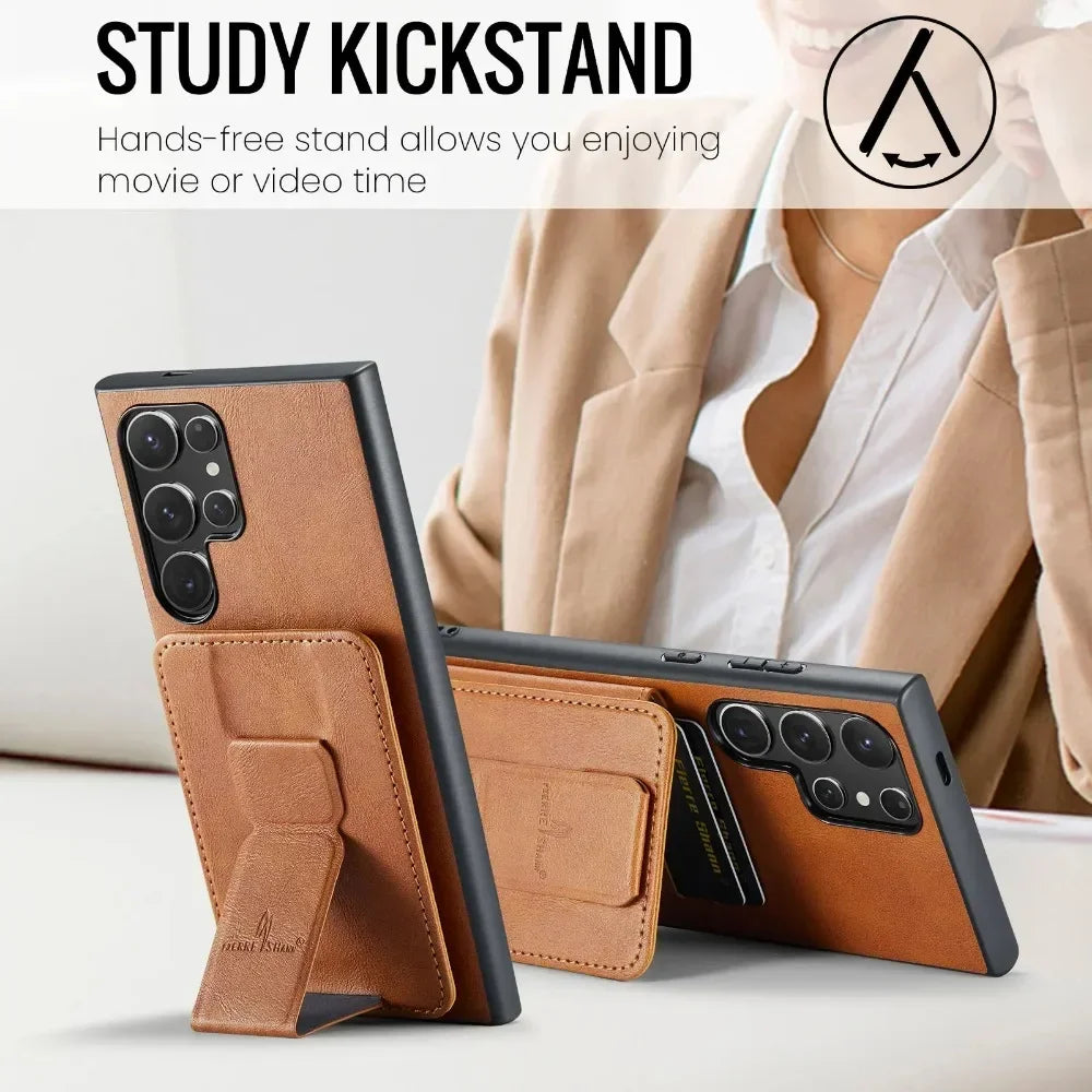 Multi-Card RFID Blocking Wallet Case for Samsung Galaxy S25 Series