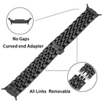 Polished Stainless Steel Watch Band for Samsung Galaxy Watch 8