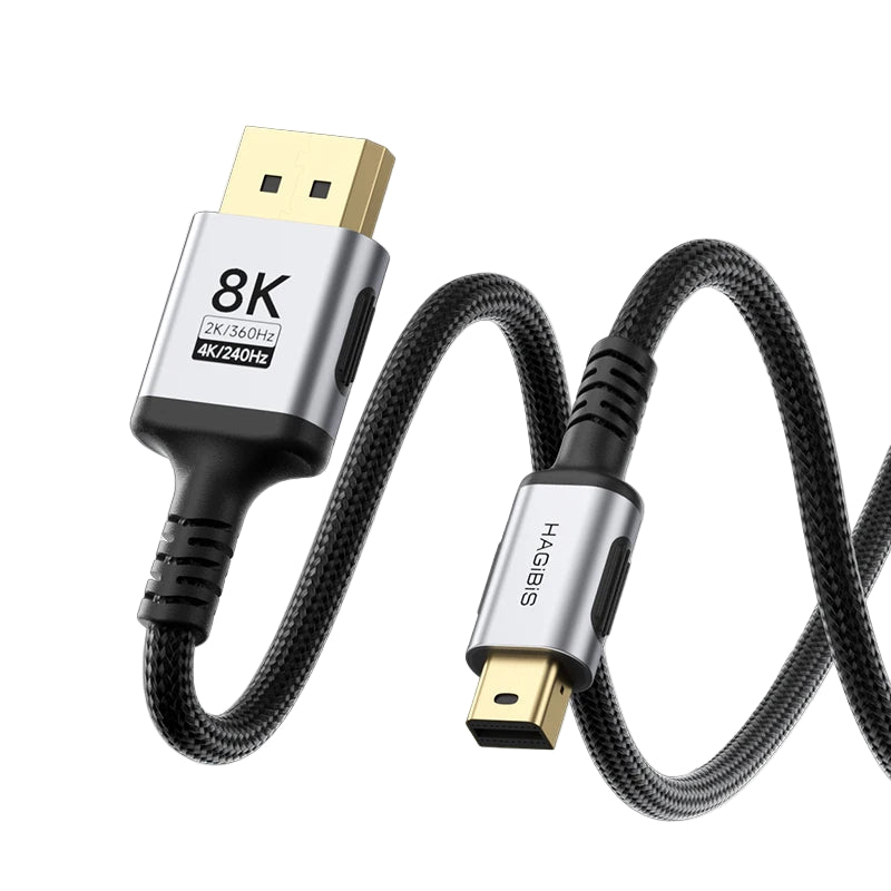 Hagibis Mini DisplayPort to DisplayPort 1.4 Cable