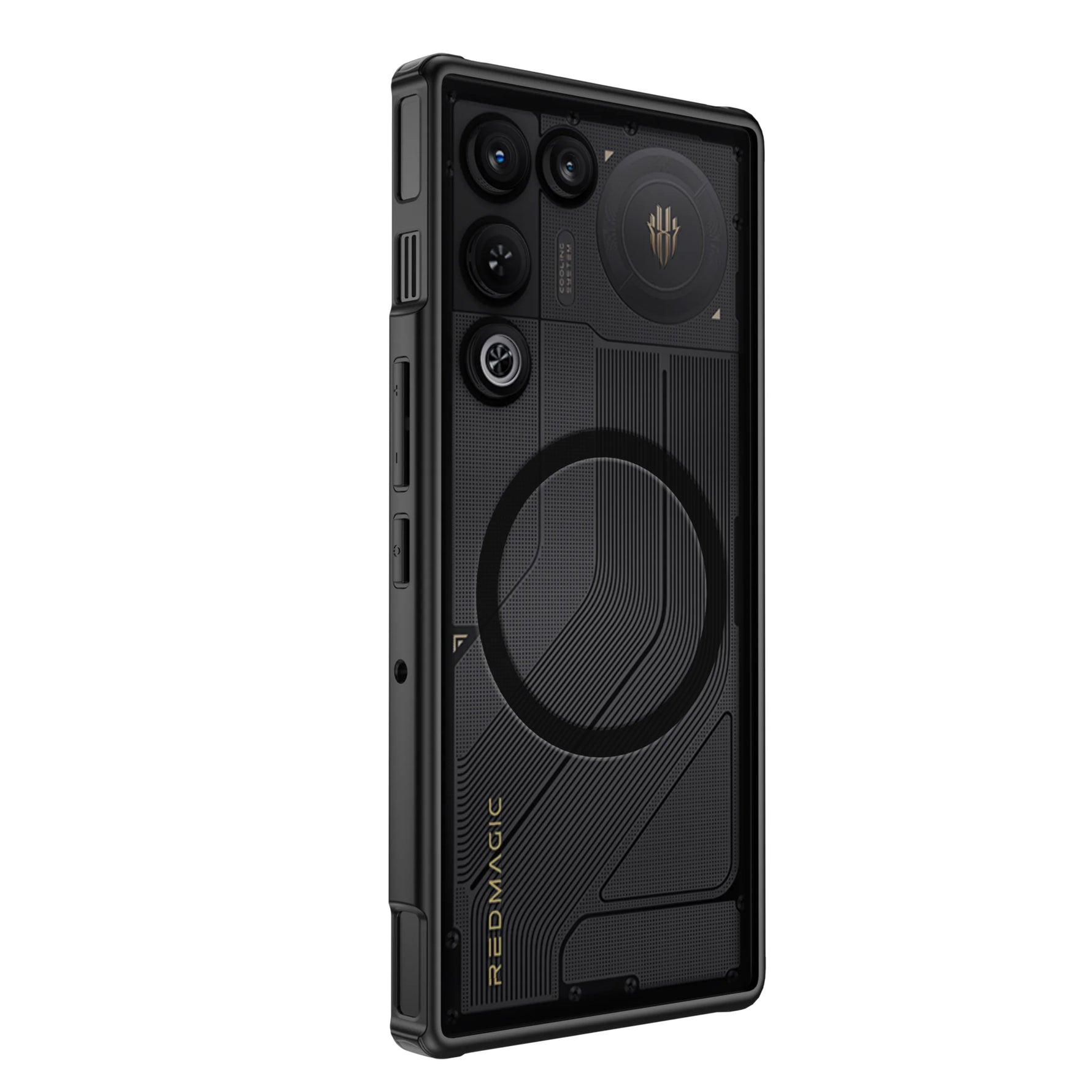 Semi-Transparent Magnetic Case for ZTE Nubia Red Magic 11 Air
