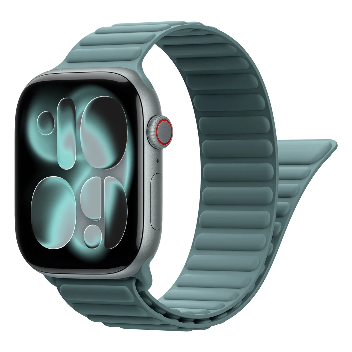 Silicone Magnetic Closure Band with N55 Magnets for Apple Watch