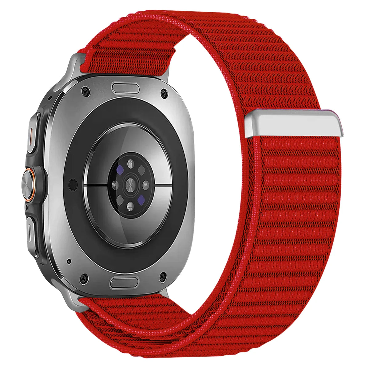 Elastic Nylon Velcro Watch Strap with Breathable Woven Design for Samsung Galaxy Watch 9
