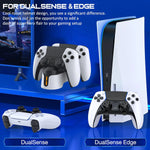 Dual Controller Charging Station for PS5 DualSense & Edge Controllers