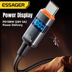 Essager 100W USB-C to USB-C Cable with Display