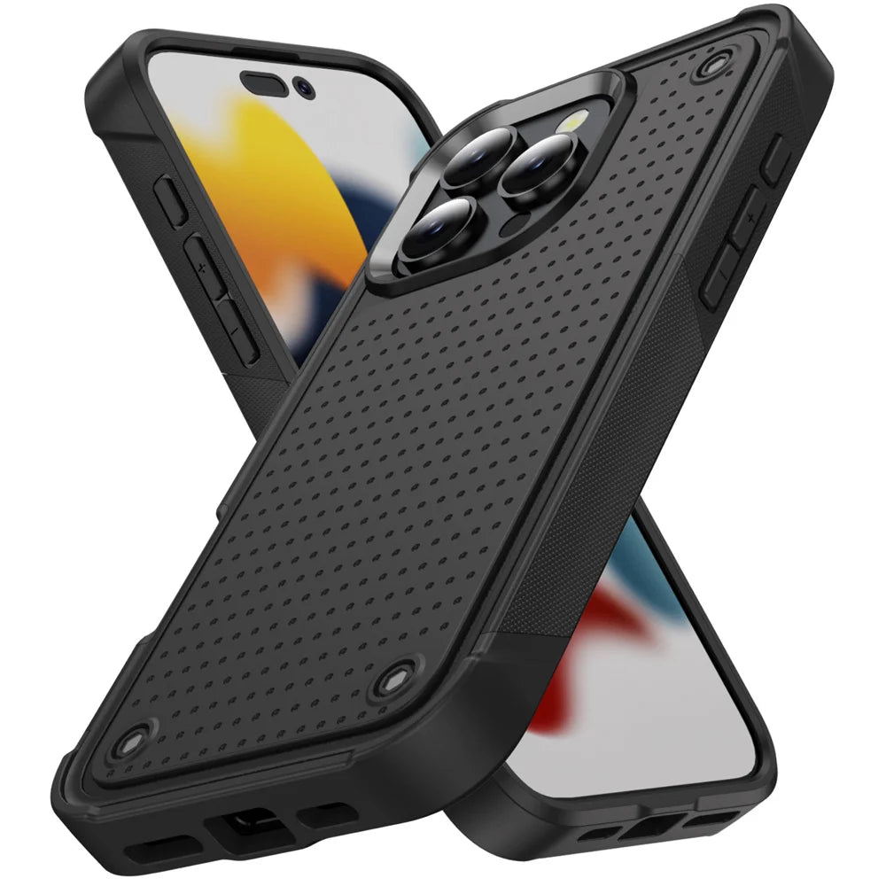 Heavy Duty Protective Armor Case for iPhone 16 Series
