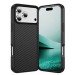 Carbon Fiber Pattern Luxury Drop Protection Case for iPhone 17 Series