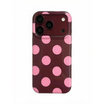 Polka Dot Shockproof TPU Case with Raised Camera Frame for iPhone 18 Series