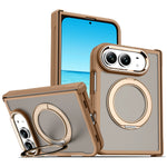 Shockproof MagSafe Case with 360° Rotating Ring Stand for iPhone Duo