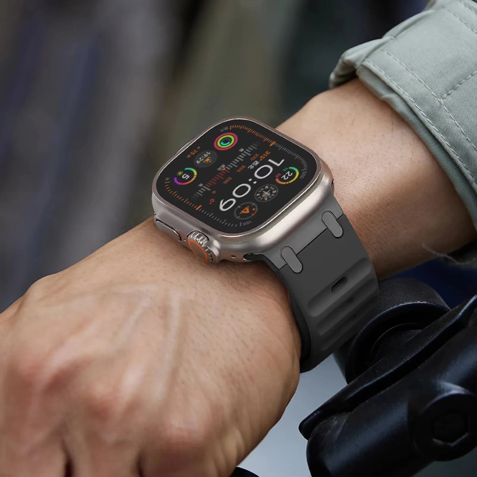 Comfort-Fit Sport Silicone Strap for Apple Watch