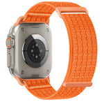 Breathable Woven Nylon Band with Hook-and-Loop Fastener for Apple Watch