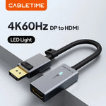 CABLETIME 4K@60Hz DisplayPort to HDMI Adapter