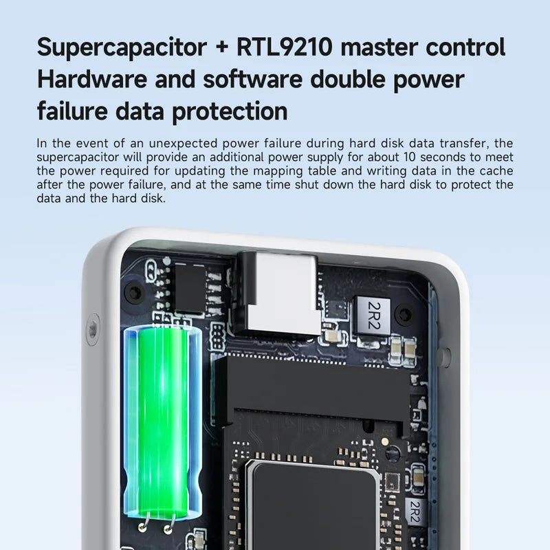 Hagibis USB-C 3.2 Gen2 M.2 NVMe SSD Enclosure