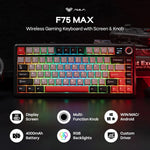 Aula F75 MAX 75% Wireless Mechanical Keyboard with LCD Screen