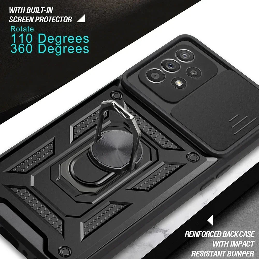 Shockproof Magnetic Armor Case for Samsung Galaxy S24 Ultra