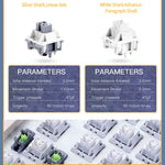 Darmoshark TOP87 Tri-Mode Mechanical Gaming Keyboard